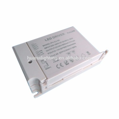 12volt 4A 48W non dimmable led driver pass with saa tuv etl