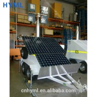 solar power telescopic Lighting trailer